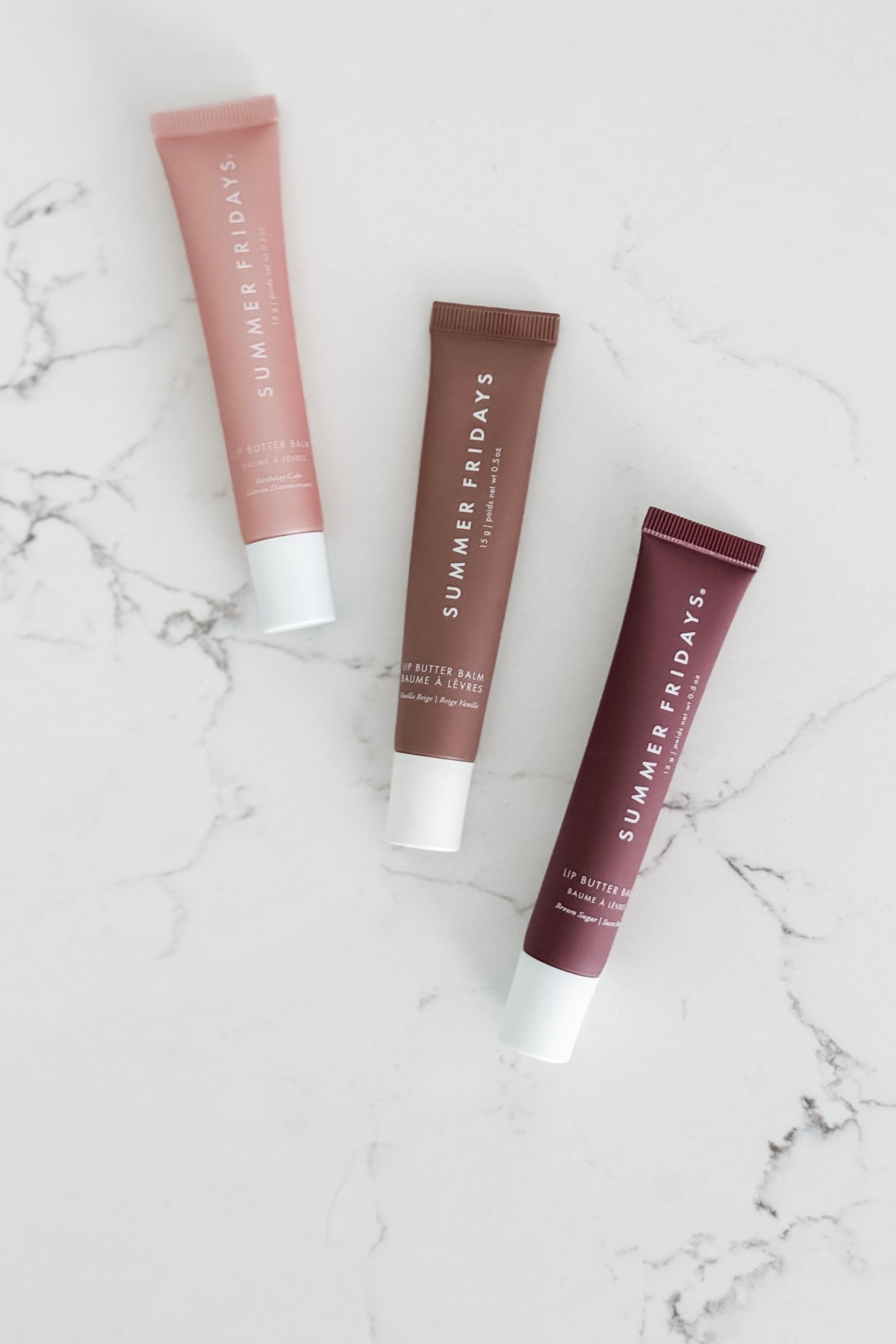 I adore these Lip Butter Balms by Summer Fridays — they all smell incredible, and I love the product feel & lip applicator!

I wear the Brown Sugar and Vanilla Beige on their own for a little lip color, but I like to layer the Birthday Cake over a lip liner / stain / lipstick. 💋 

*Please note that the Birthday Cake is limited edition!

#LTKBeauty