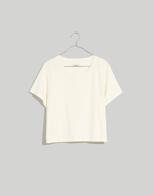 Softfade Cotton Lakeshore Crop Tee | Madewell