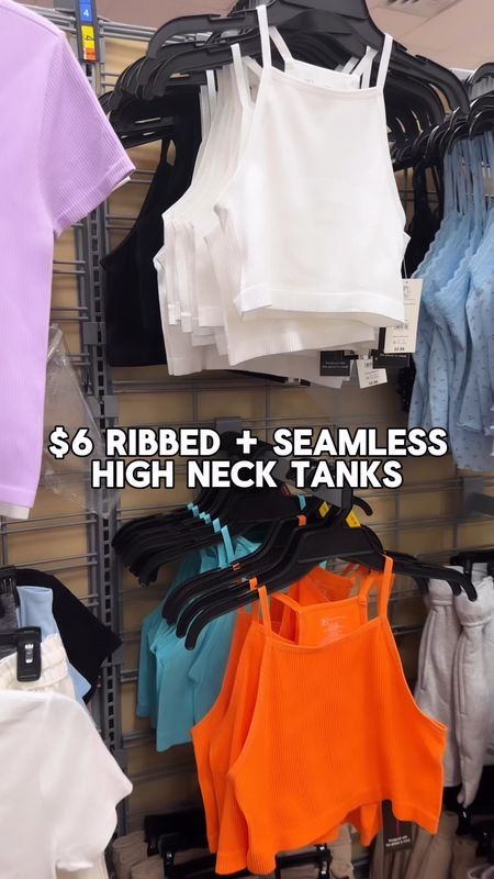 $6 ribbed + seamless high neck tanks from Walmart! These look very similar to the $30 designer ones! Super stretchy and super soft! 

Follow me for more affordable fashion and Walmart finds! 

Head to my stories for a closer look + try on (will be saved in my May Walmart Highlights) 

#LTKStyleTip #LTKSeasonal #LTKFindsUnder50