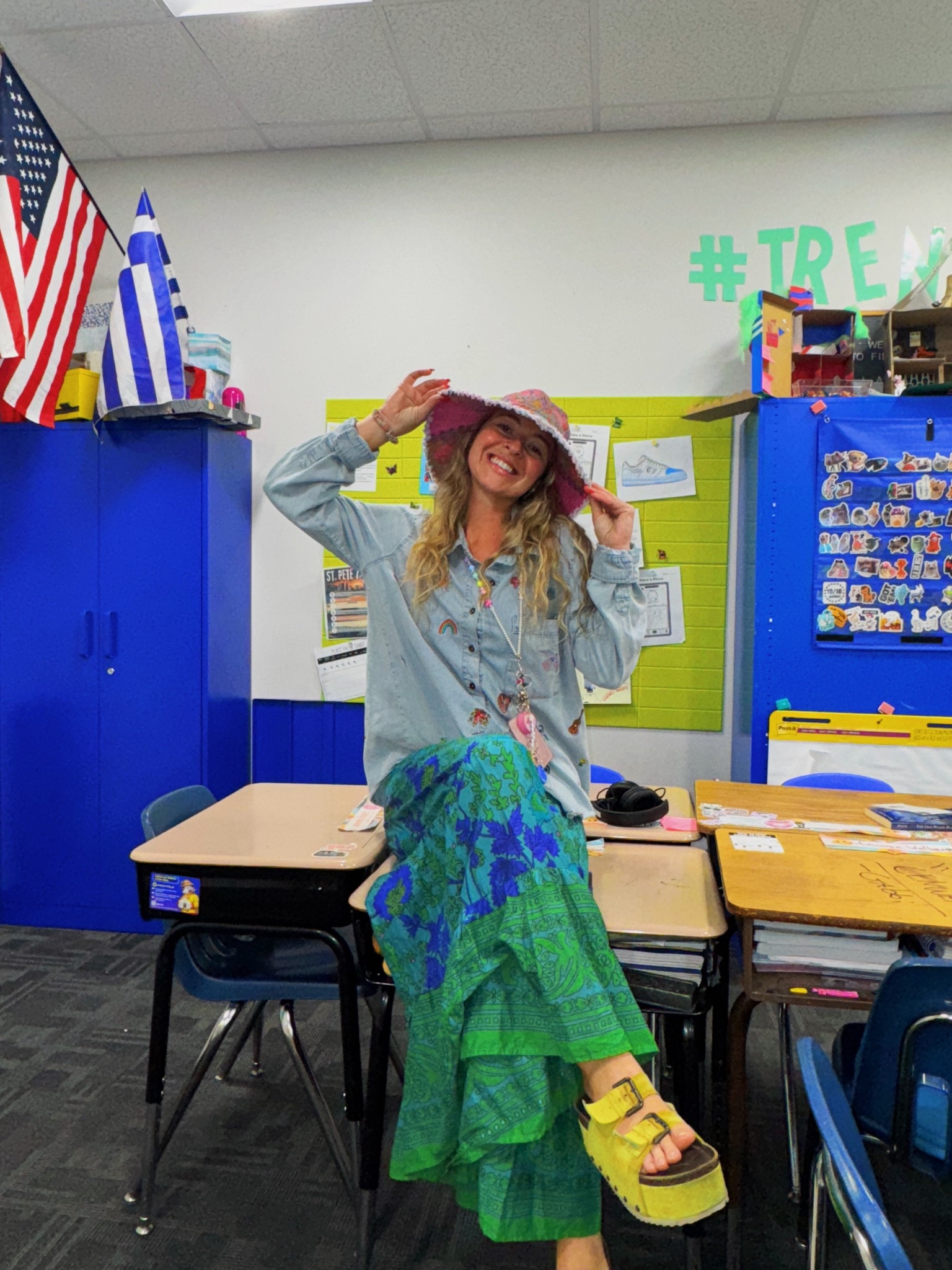 Tropical theme day has me once again in a full natural life ootd! One more day until fall break!

#LTKootd #LTKdayinmylife #LTKWorkwear