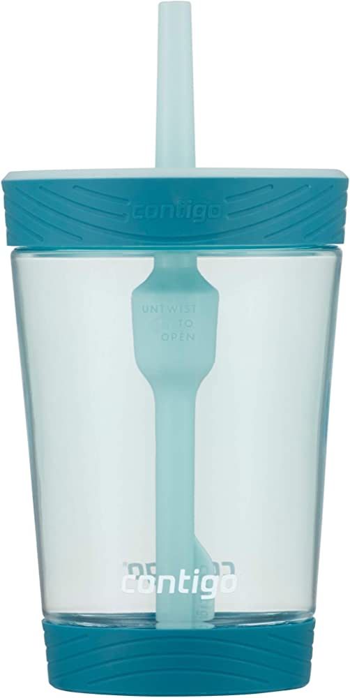 Contigo Kids Spill-Proof 14oz Tumbler with Straw and BPA-Free Plastic, Fits Most Cup Holders and ... | Amazon (US)
