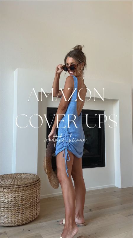 CUTEST AMAZON SWIM COVER-UPS!! Wearing a small in everything! 

#LTKFind #LTKtravel #LTKswim