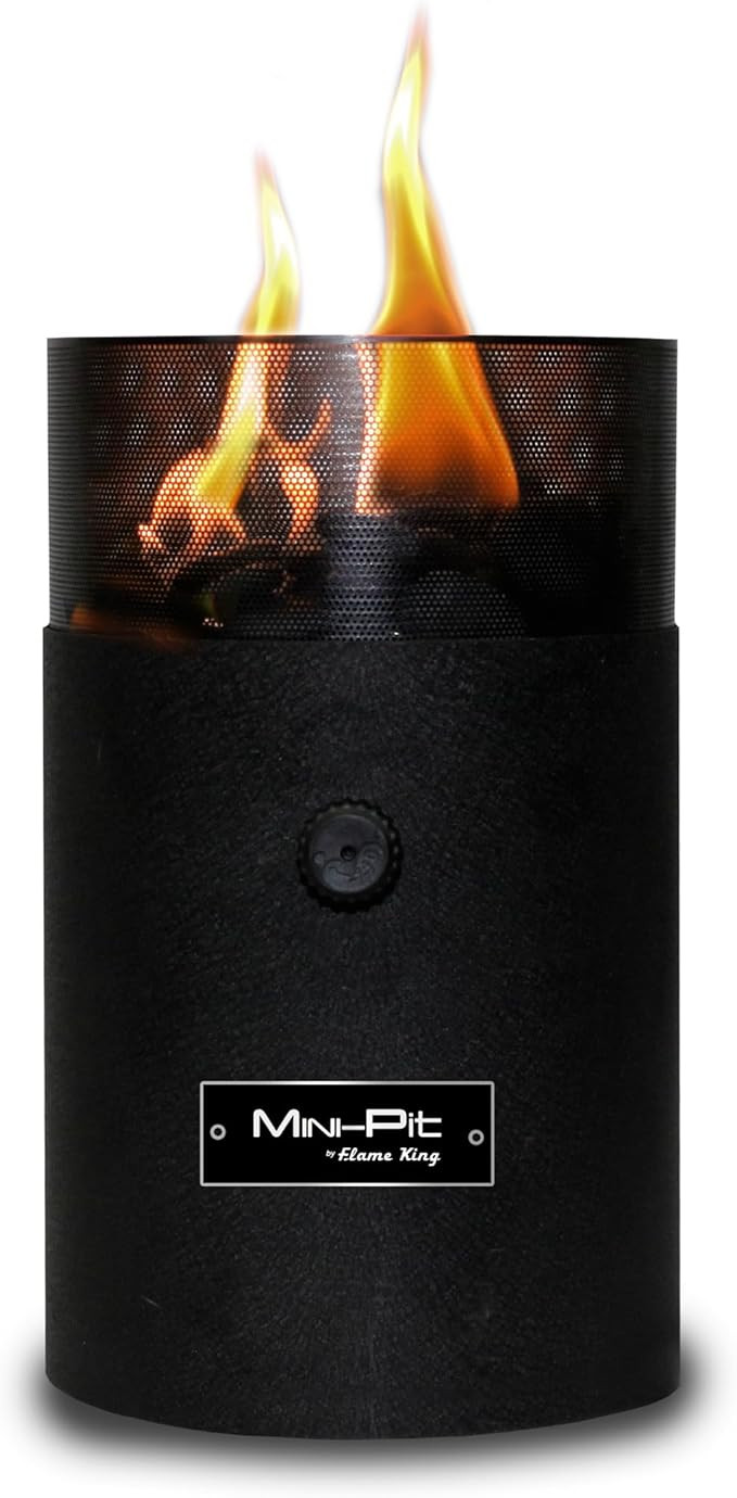 Flame King Mini Tabletop Fire Pit, Dual Fuel Propane and Butane, Smokeless Odorless Flame, Portab... | Amazon (US)
