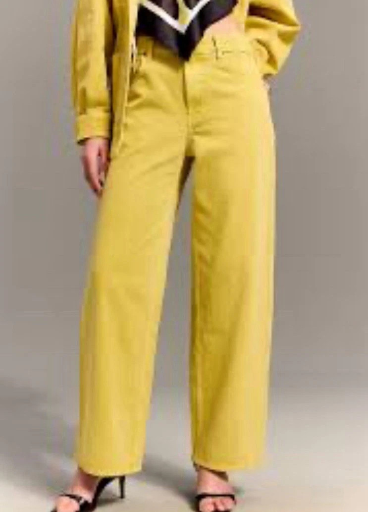 Old Navy X Christopher John Rogers Baggy Wide-Leg Jean SZ 4,6,8,10,12,16Yellow | eBay | eBay US