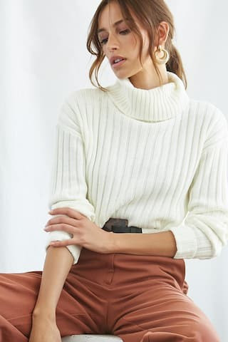 Ribbed Turtleneck Sweater | Forever 21 (US)