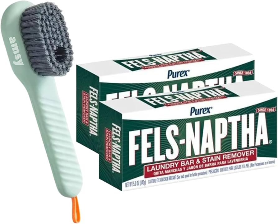 AMSY Stain Remover Cloths Laundry Bundle - Amsy Multifunctional Stain Remover Brush with Soap Dis... | Amazon (US)