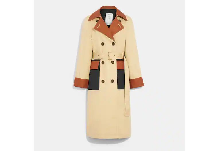 Statement Trench In Organic Cotton And Recycled Polyester | COACH® | Coach (US)