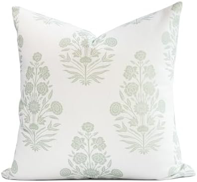 Crumbs Home Modern Farmhouse Fall Linen Indoor Outdoor Throw Pillow Cover Only, 20"x20" Water Rep... | Amazon (US)