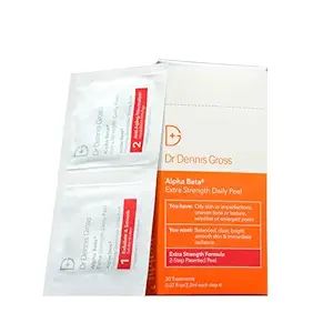 Dr. Dennis Gross Alpha Beta Extra Strength Daily Peel | 2 Step Daily Treatment to Clear Breakouts... | Amazon (US)