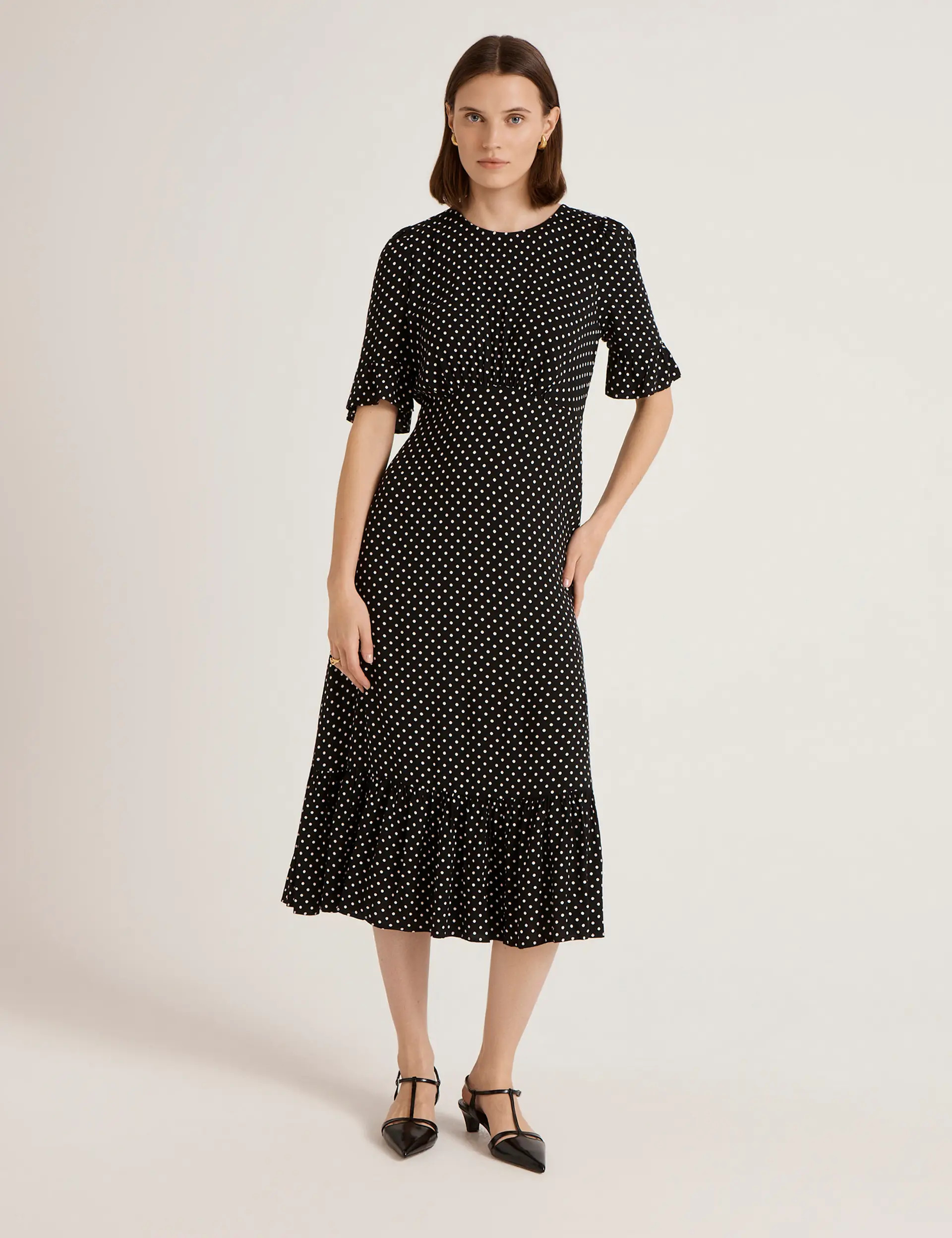 Sylvie Polka Dot Midi Dress (Women) | Nordstrom | Nordstrom