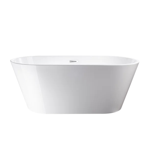 VA6815-NXSW 55" x 30" Freestanding Soaking Acrylic Bathtub | Wayfair North America