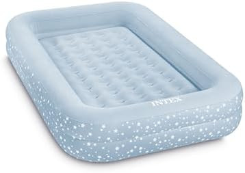 Intex 66810FL Inflatable Kidz Travel Bed Set, Includes Hand Pump and Carry Bag, Removable Mattres... | Amazon (US)