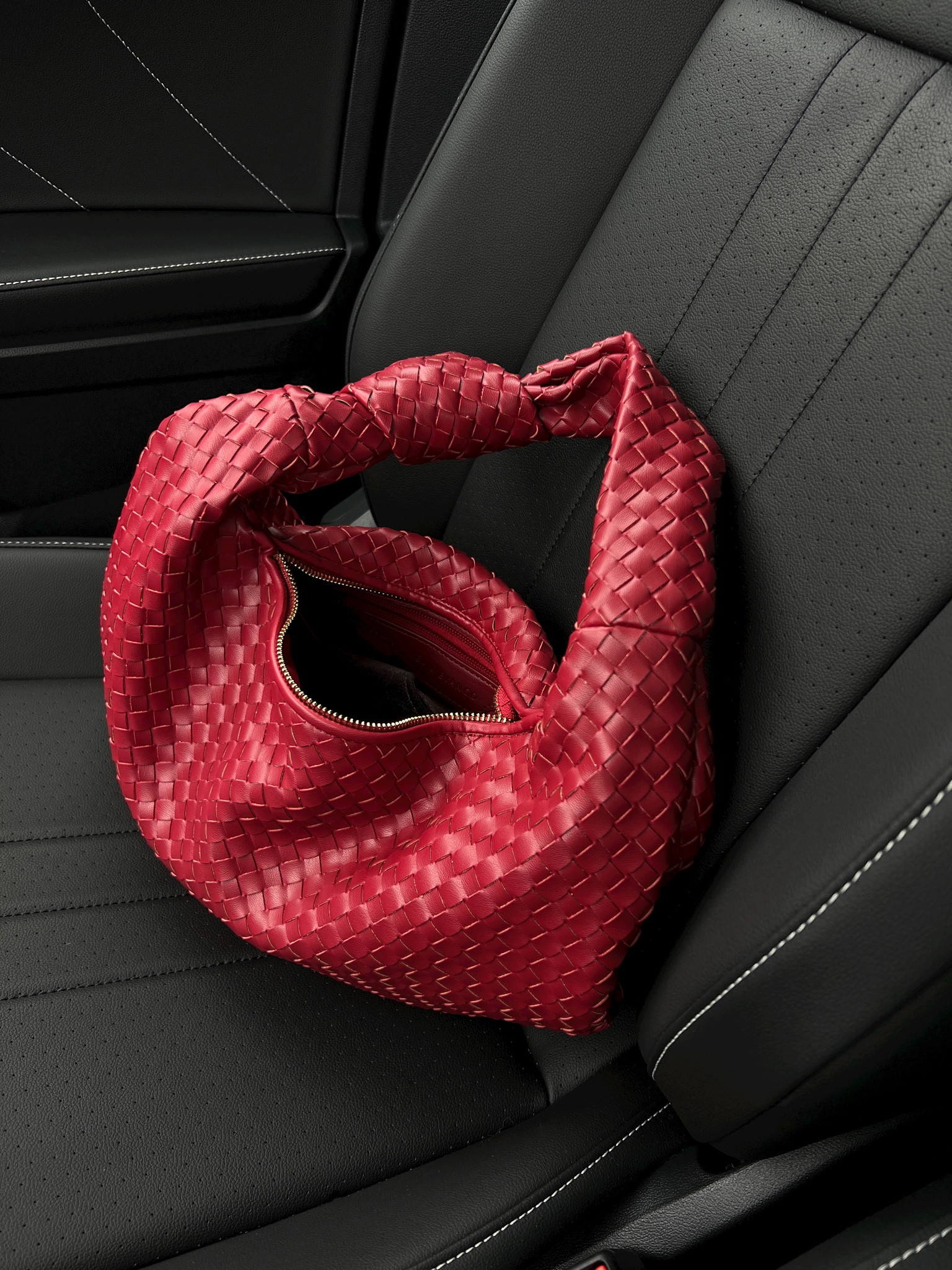 Anthropologie Bag | Slouchy Bag | Red Bag | Pop of Red | Leather Bag | Bottega Veneta | Melie Bianco Brigitte Large Satchel | Crafted from faux leather, Brigitte's slouchy shape, intricate weave, and playful chunky knot come together to create an everyday partner-in-crime that exudes subtle-yet-sophisticated glamour. 

#LTKSeasonal #LTKstyletip #LTKitbag