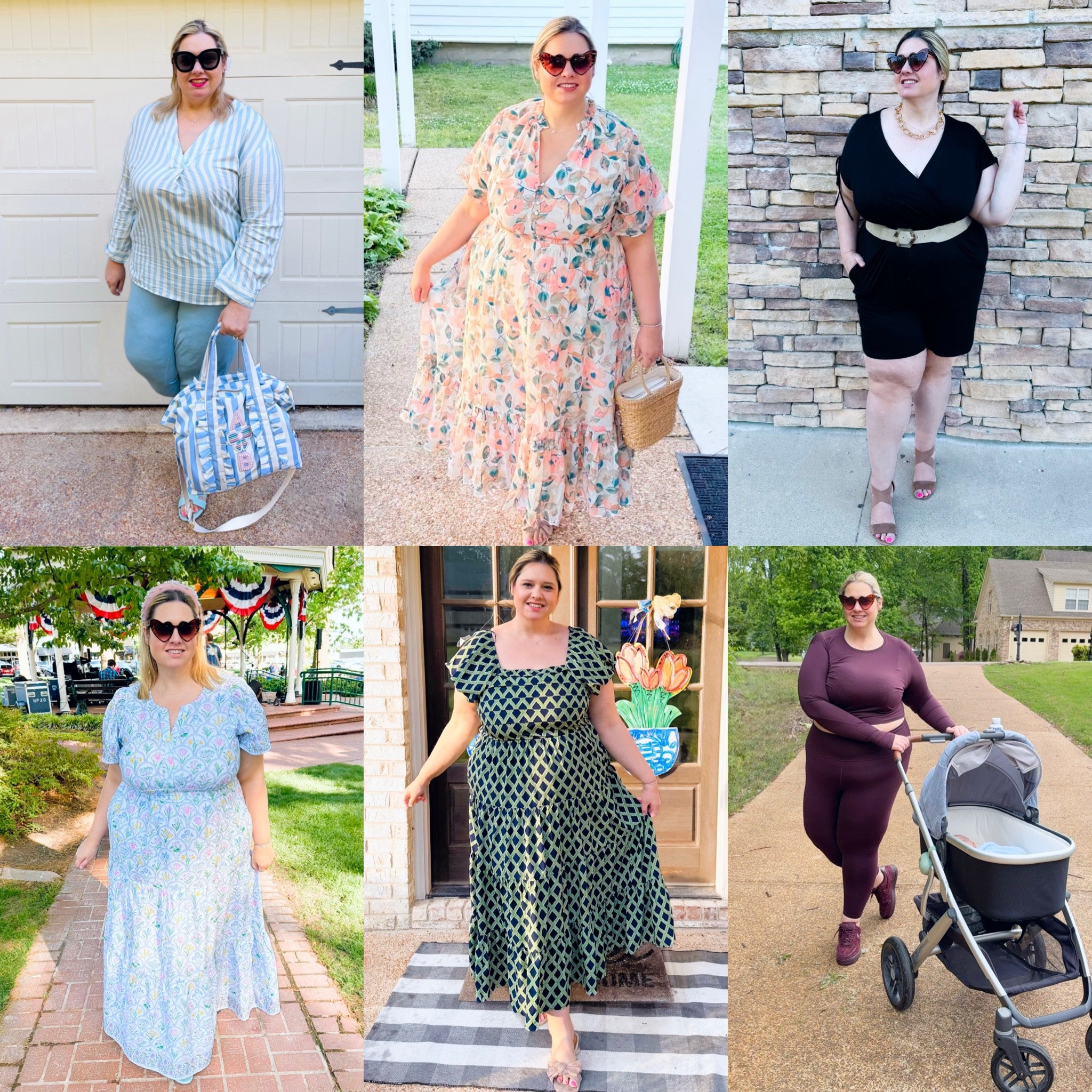 As a recently postpartum Mom here are my recent looks for leaving the house, I’m all about comfort these days . . . And fitting in the pumps 🤪

Wearing an 18 in the top row pieces and xxl on the bottom row 

#LTKdayinmylife #LTKootd #LTKmomlife