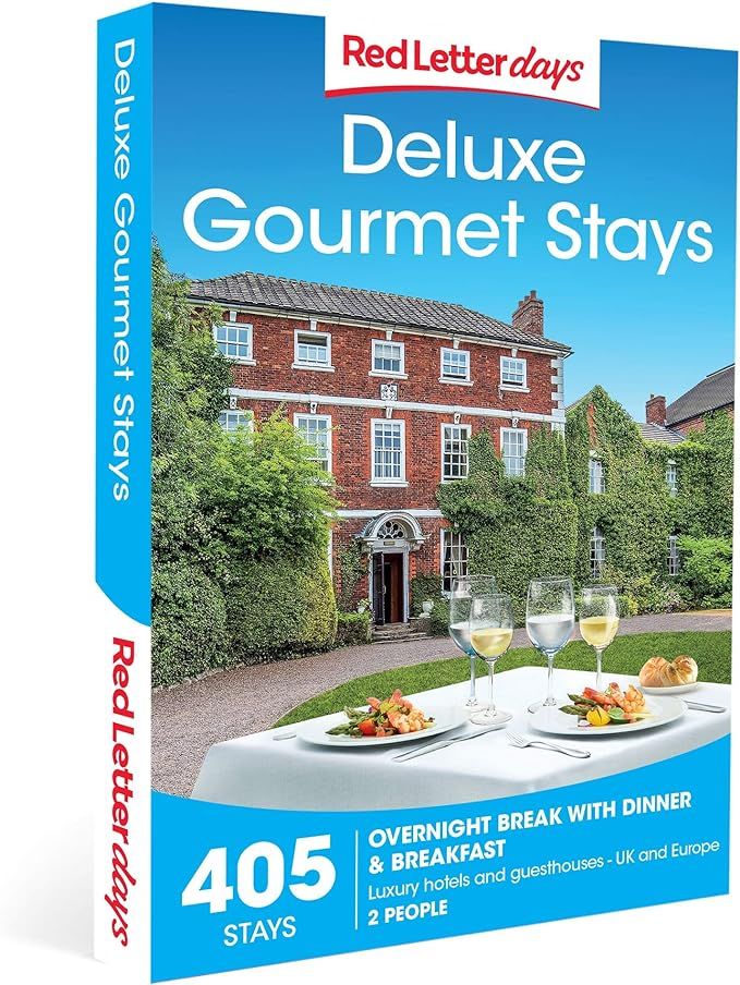 Red Letter Days Deluxe Gourmet Stays Gift Voucher – 405 luxury UK overnight stays with dinner f... | Amazon (UK)