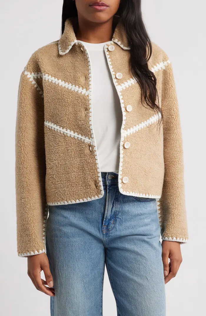 Ellison Whipstitch Detail Jacket | Nordstrom