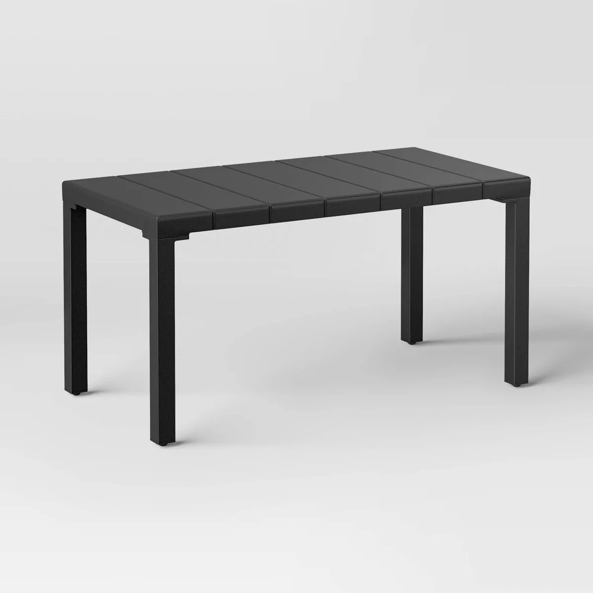Beech Patio Coffee Table Matte Black - Threshold™ | Target