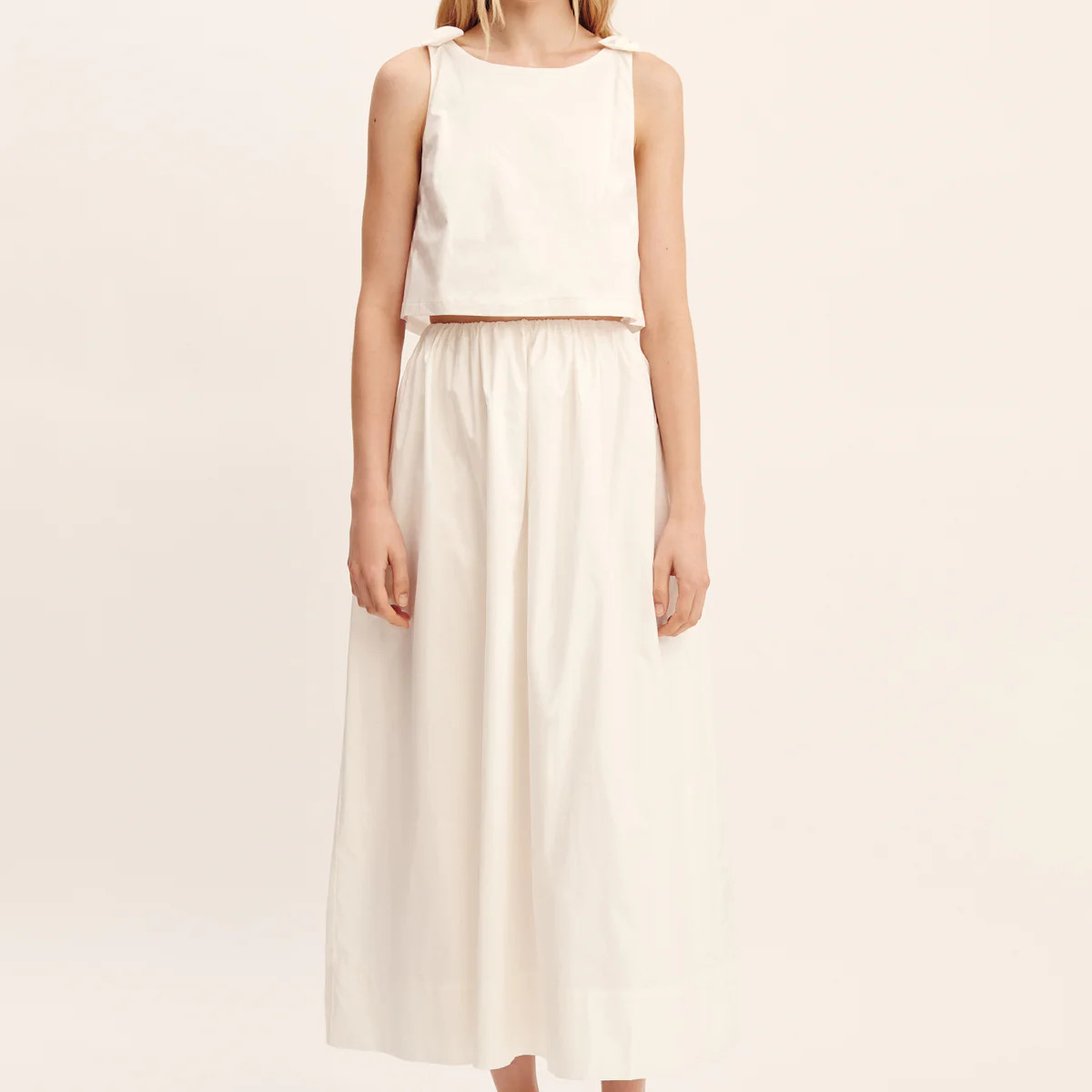 LUCAS SKIRT - CREAM | POSSE (US)