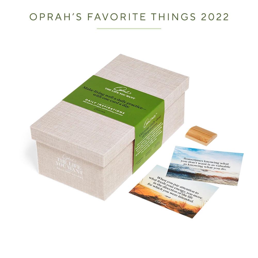 Limited Edition Oprah's The Life You Want™ Daily Inspiration Cards! | Walmart (US)