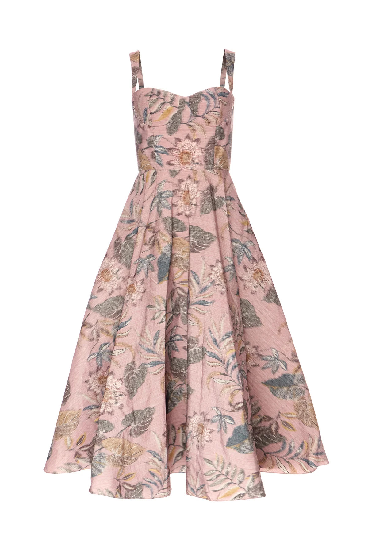 Daphne Dress in Mauve Floral Batik | Over The Moon
