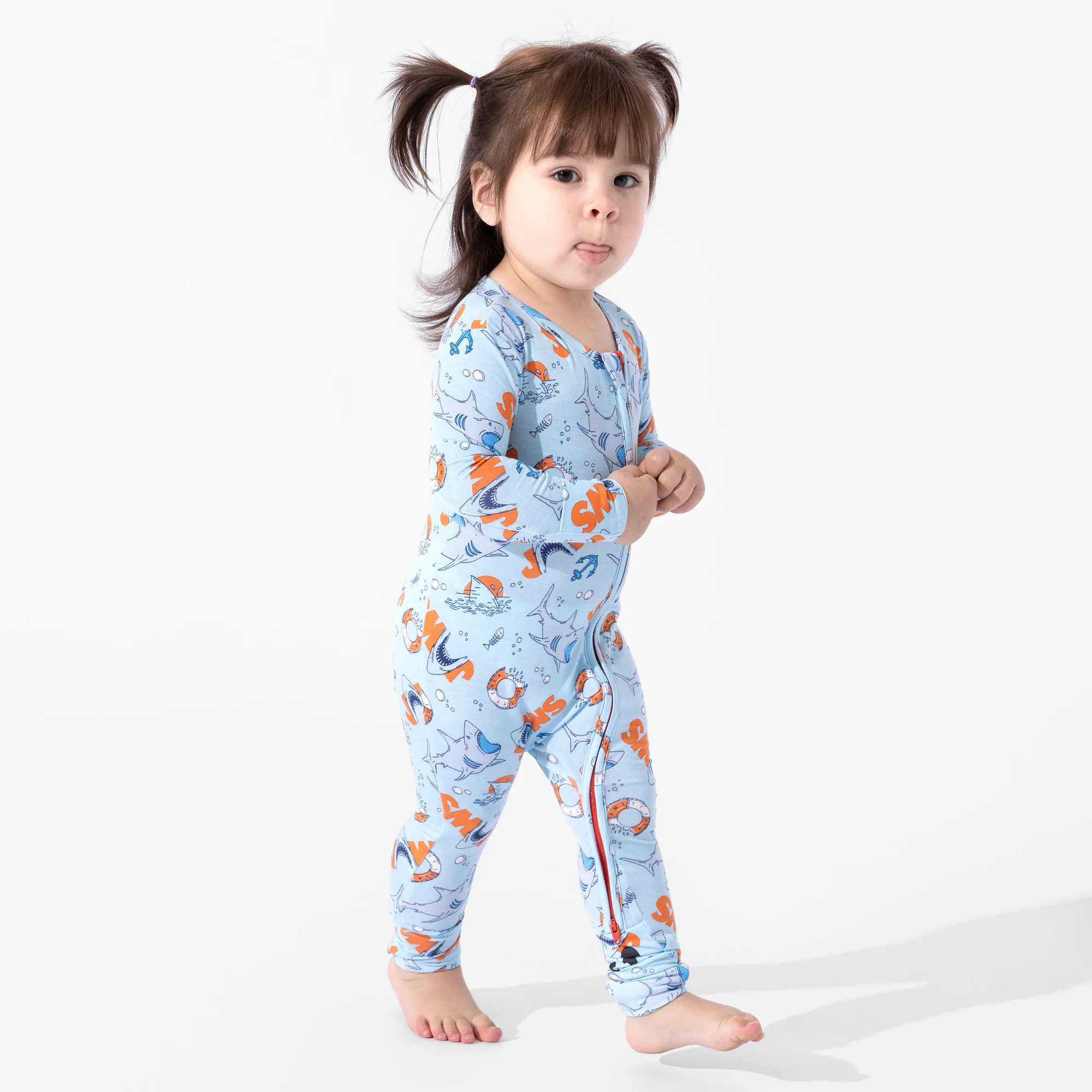 JAWS Bamboo Convertible Footie | Bellabu Bear