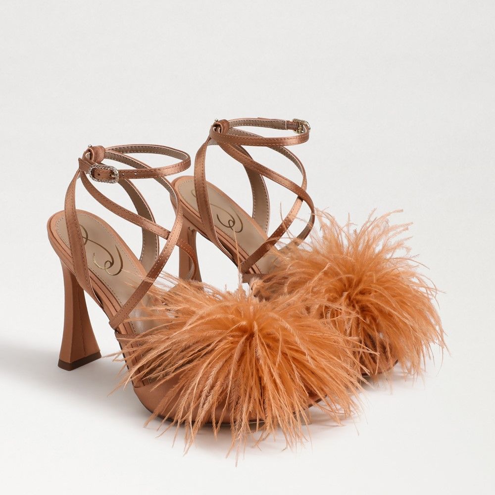 Layton Feather Strappy Heel | Sam Edelman