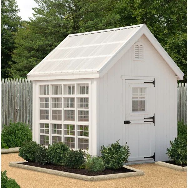 Colonial Gable 8' W x 12' D Hobby Greenhouse | Wayfair North America