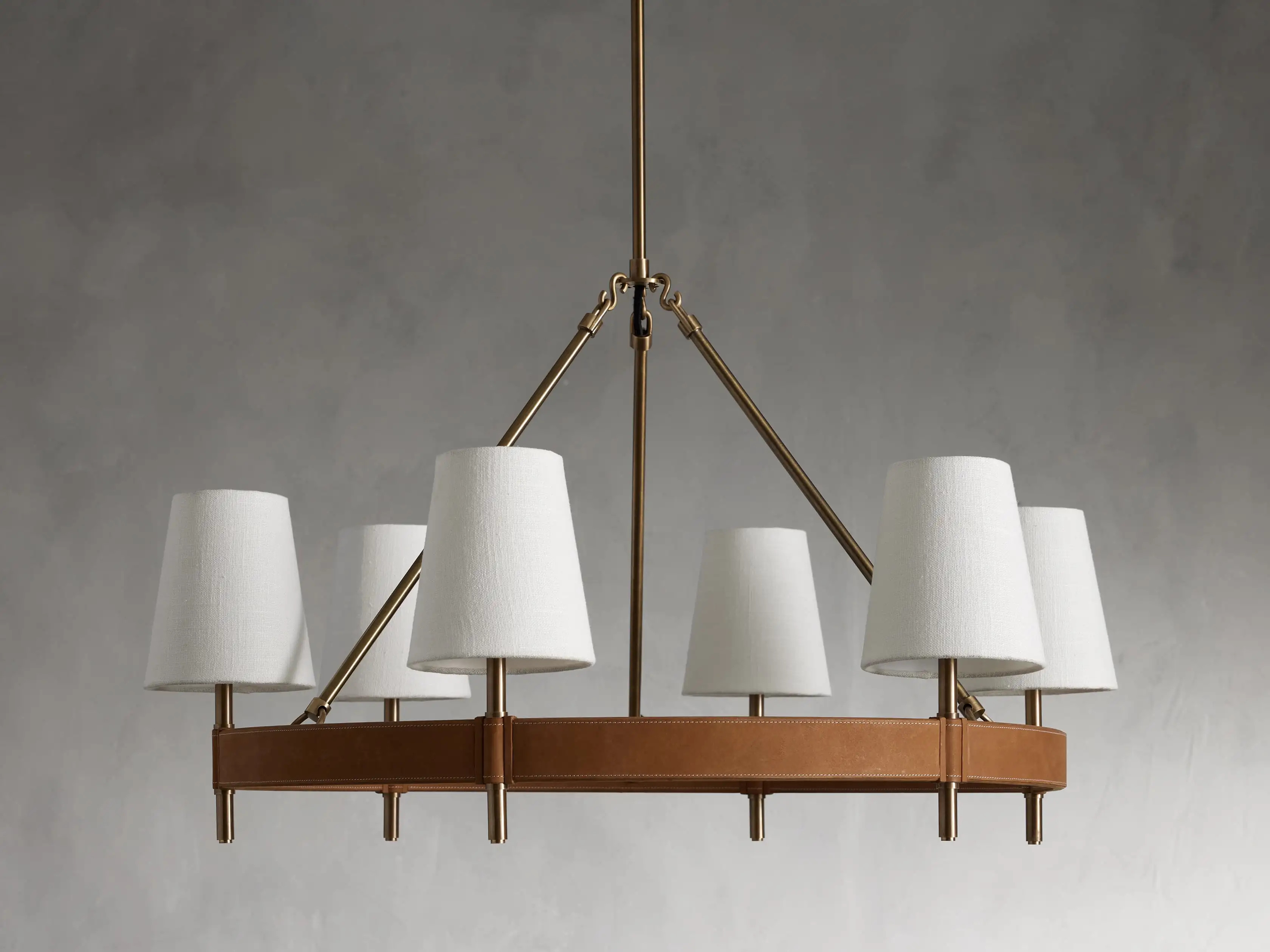 Hastings 6-Light Halo Chandelier | Arhaus