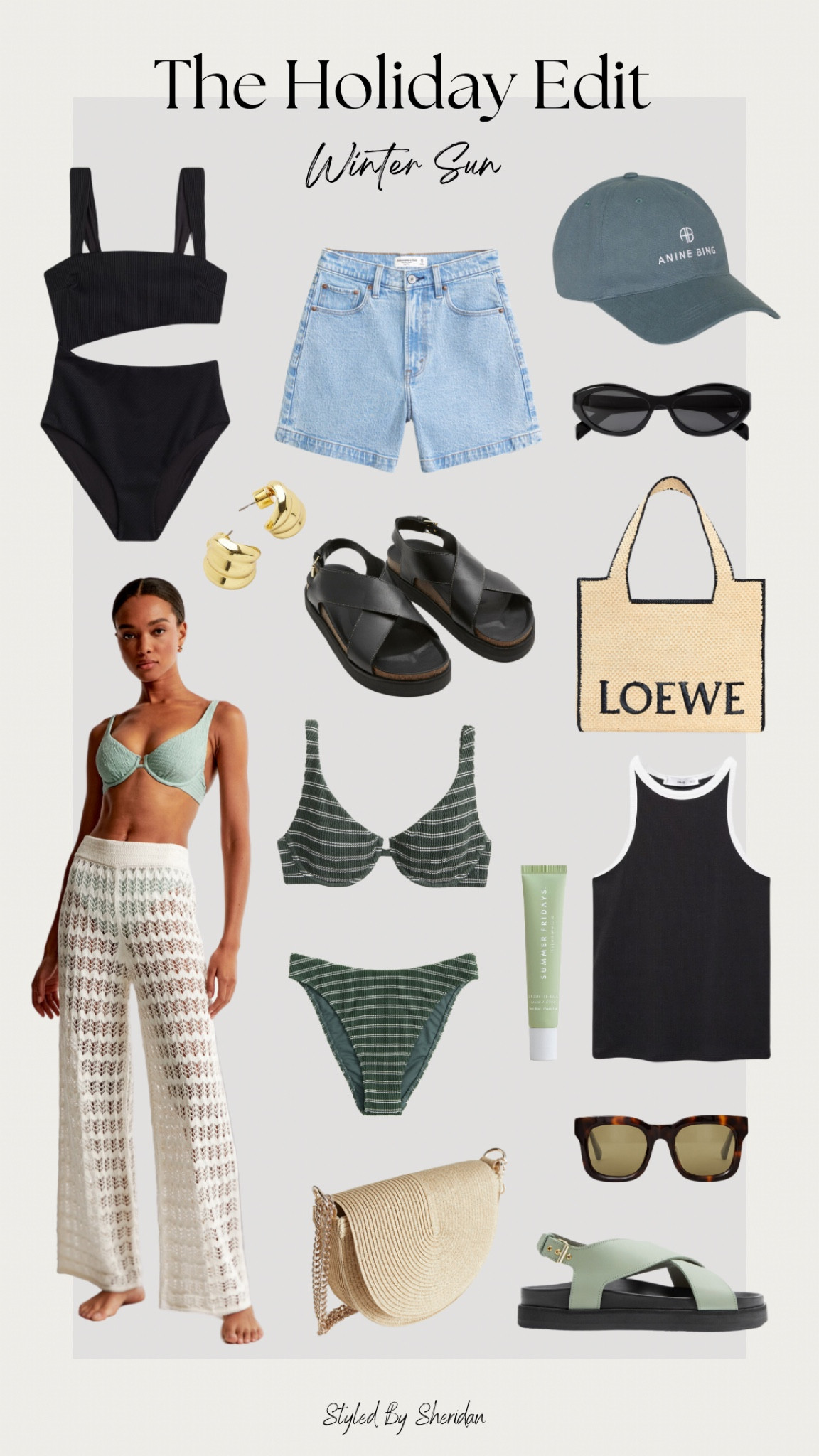 Winter sun edit ✍️ 

Swimwear, beach bags, denim shorts, beach trousers, bikini, sunglasses, swimsuit, sandals 

#LTKswim #LTKfindsunder50 #LTKfindsunder100