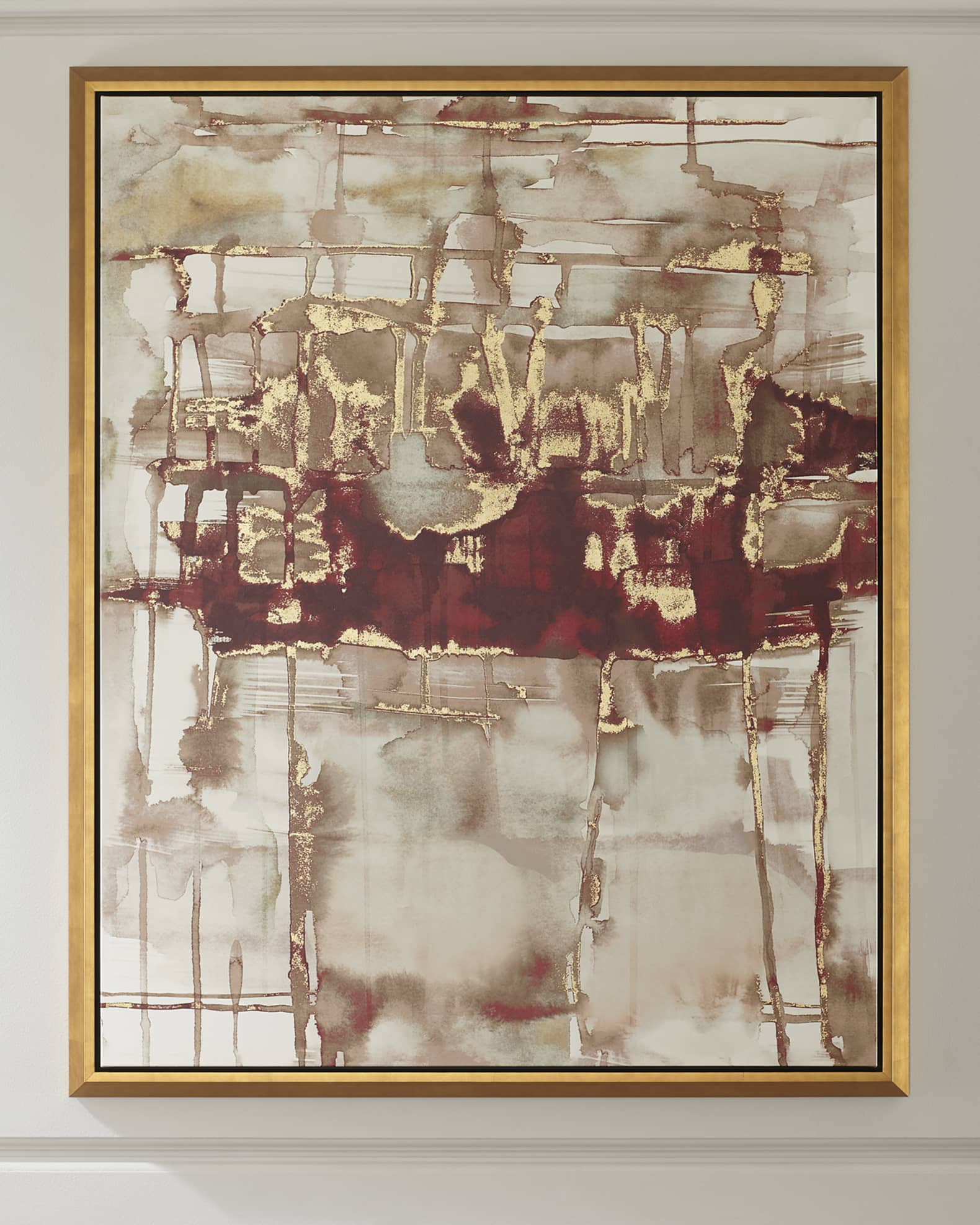 "Plethora of Thoughts" Abstract Print on Canvas Wall Art | Neiman Marcus