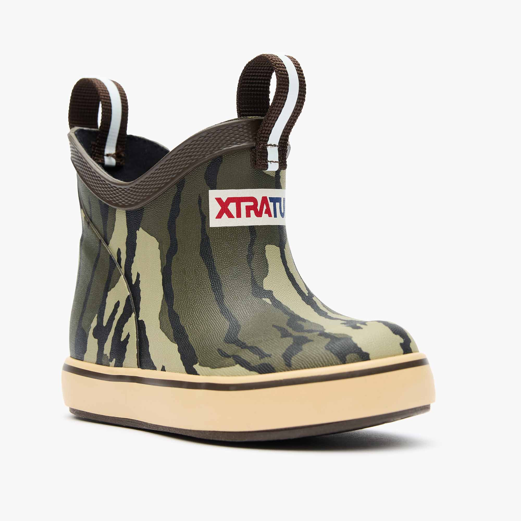 Kids' Mossy Oak\u00ae Bottomland Ankle Deck Boot | Xtratuf