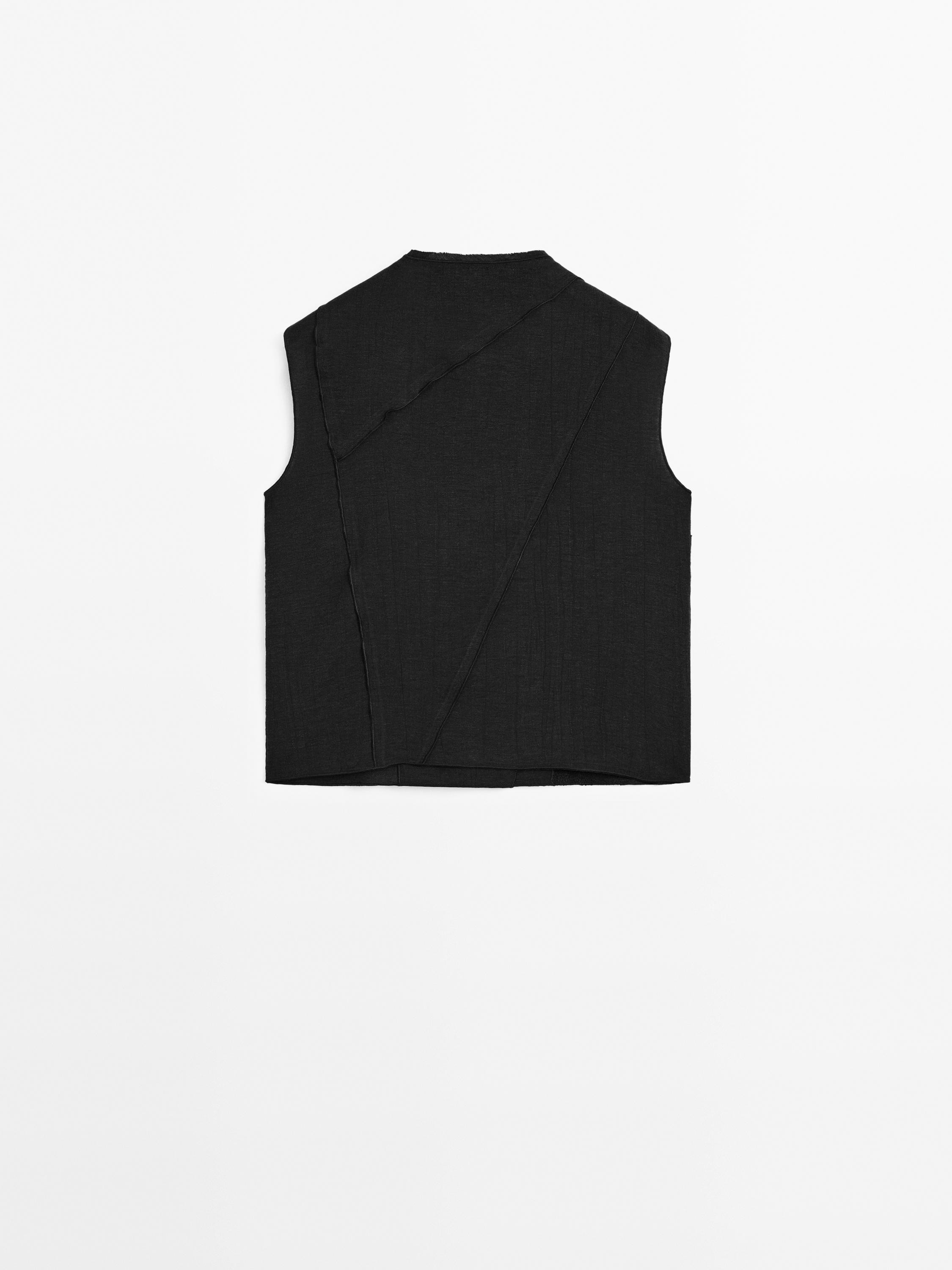 Embroidered waistcoat | Massimo Dutti UK