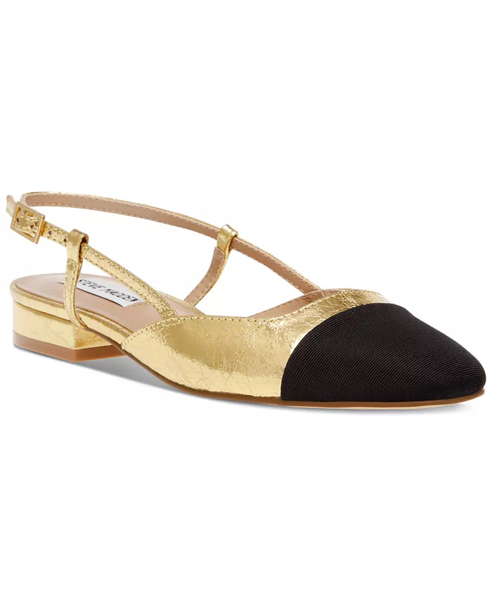 Women's Belinda Cap-Toe Slingback Flats | Macy's