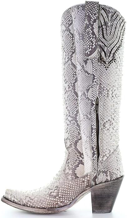 CORRAL Women's Python Tall Western Boot Snip Toe - A3789 | Amazon (US)