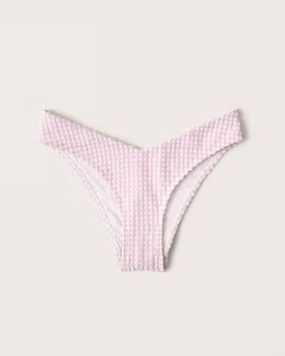 Women's Tall-Side High-Leg Cheeky Bottoms | Women's Swimwear | Abercrombie.com | Abercrombie & Fitch (US)