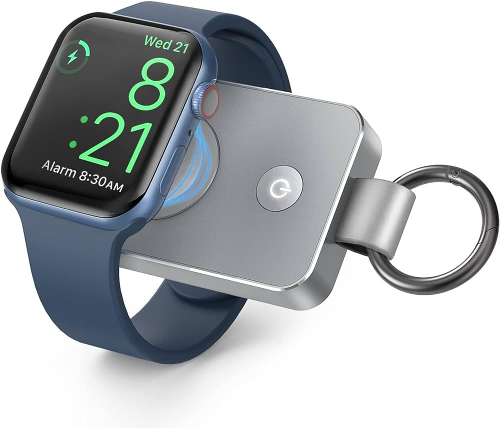 Upgrade 2000mAh Keychain Travel Charger for Apple Watch, Portable Wireless iwatch Charger,Metal C... | Amazon (US)