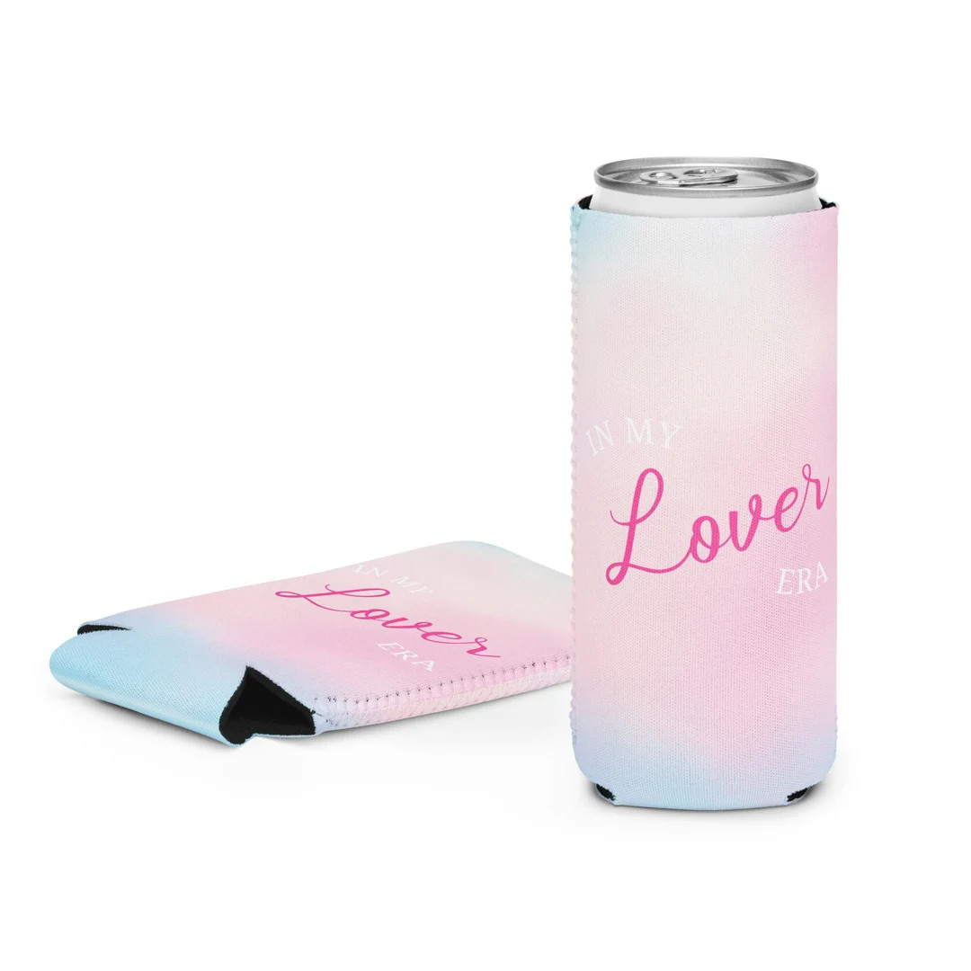 In My Lover Era Can Cooler, Swift Bachelorette Party Favor, Taylor Eras Tour Tailgate Stubby Hold... | Etsy (US)