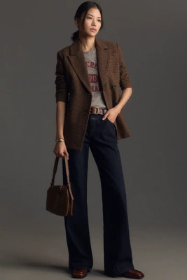 Avec Les Filles Hourglass Double-Breasted Blazer | Anthropologie (US)