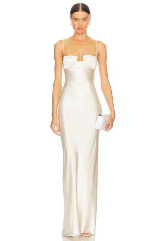 Bevza Square Bra Dress in Vanilla from Revolve.com | Revolve Clothing (Global)