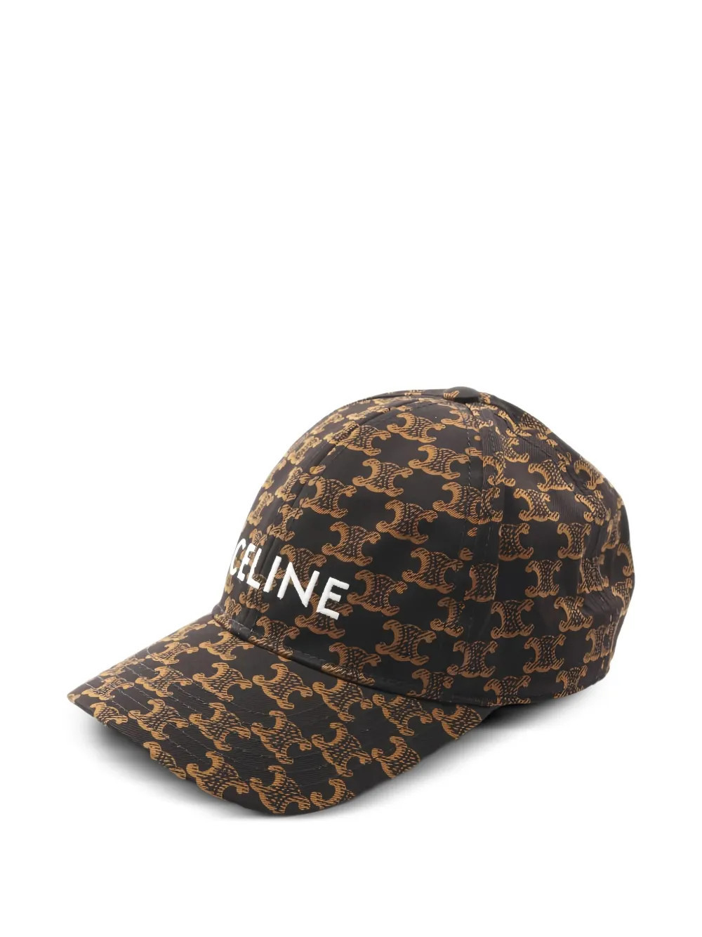Celine Pre-Owned 2010s Triomphe patterned baseball cap - Brown | Farfetch Global