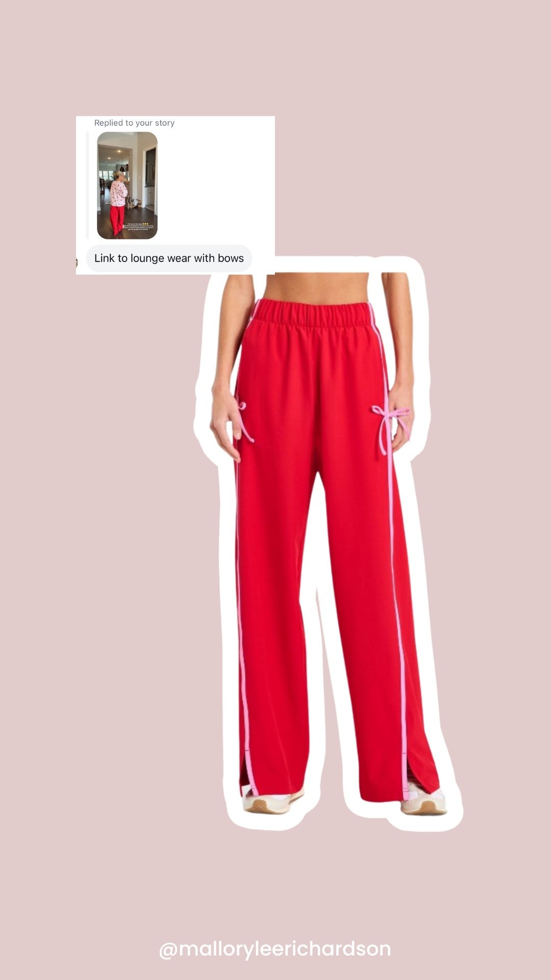 How cute are these bow joggers from Target! Wear them for valentines and all year long! Linked a top to go with them too

#LTKValentine #LTKmomlife #LTKmorningroutine