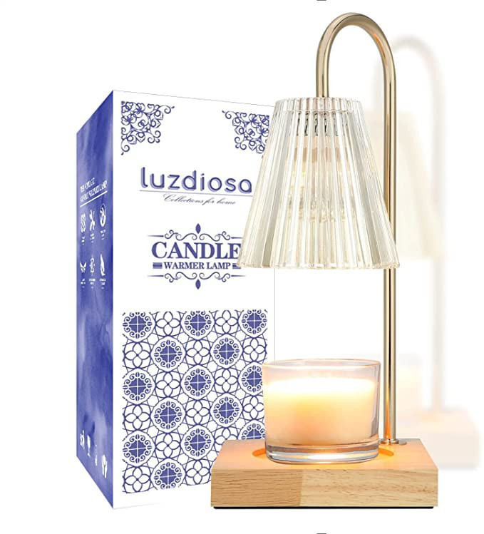 luzdiosa Candle Warmer Lamp with 2 Bulbs Compatible with Jar Candles Vintage Electric Candle Lamp... | Amazon (US)