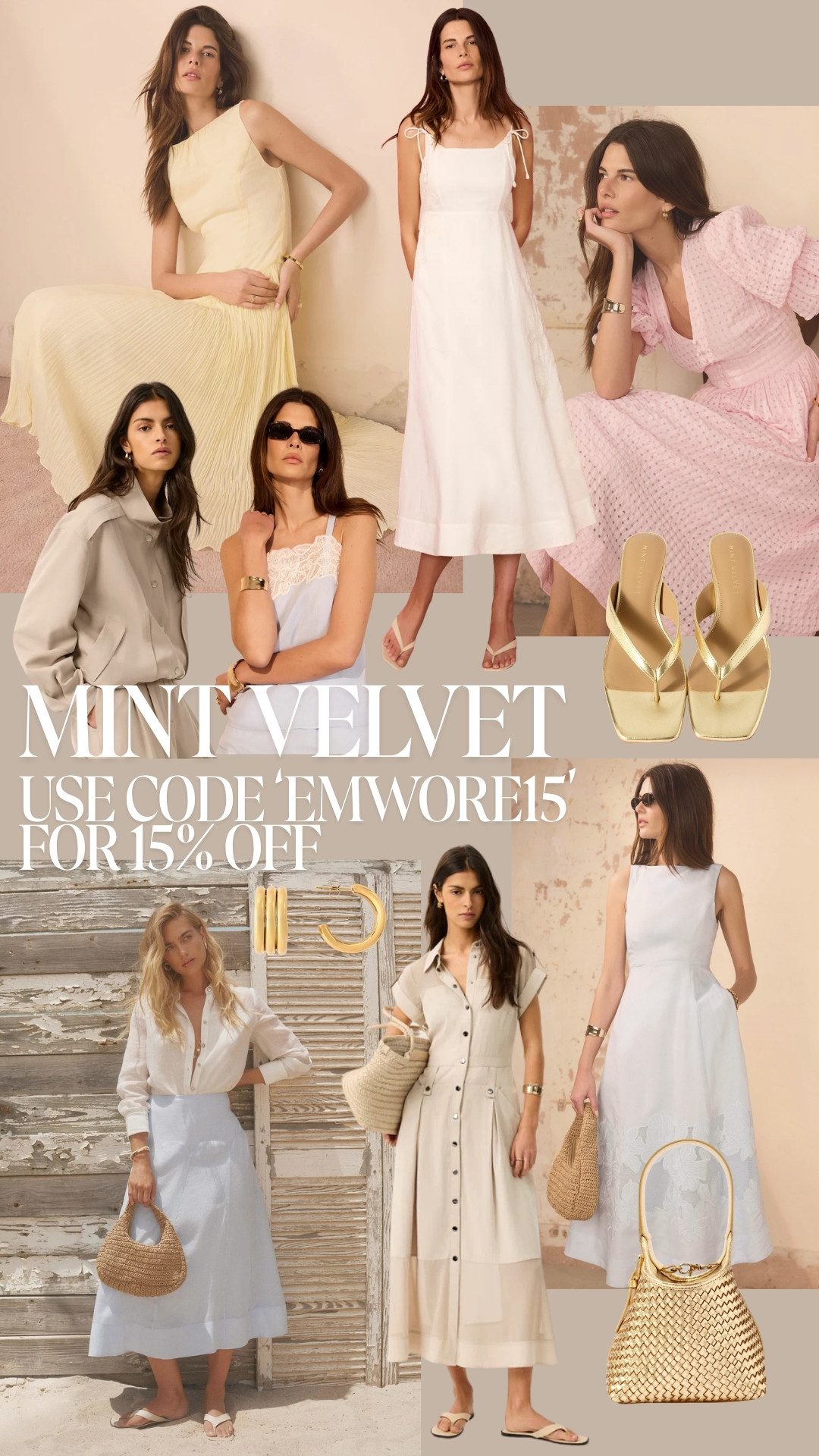 Spring/summer favourites from Mint Velvet 🤍 use come ‘EMWORE15’ for 15% off 🫶🏼

#LTKspring #LTKunboxing #LTKsummer