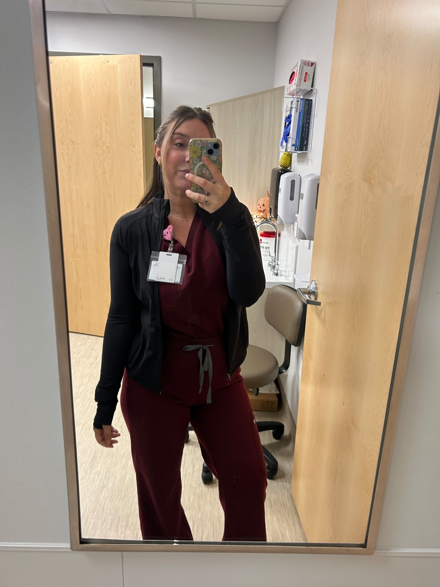 Scrub OOTD featuring figs scrubs and this old navy zip up jacket 

#LTKStyleTip #LTKSeasonal #LTKActive