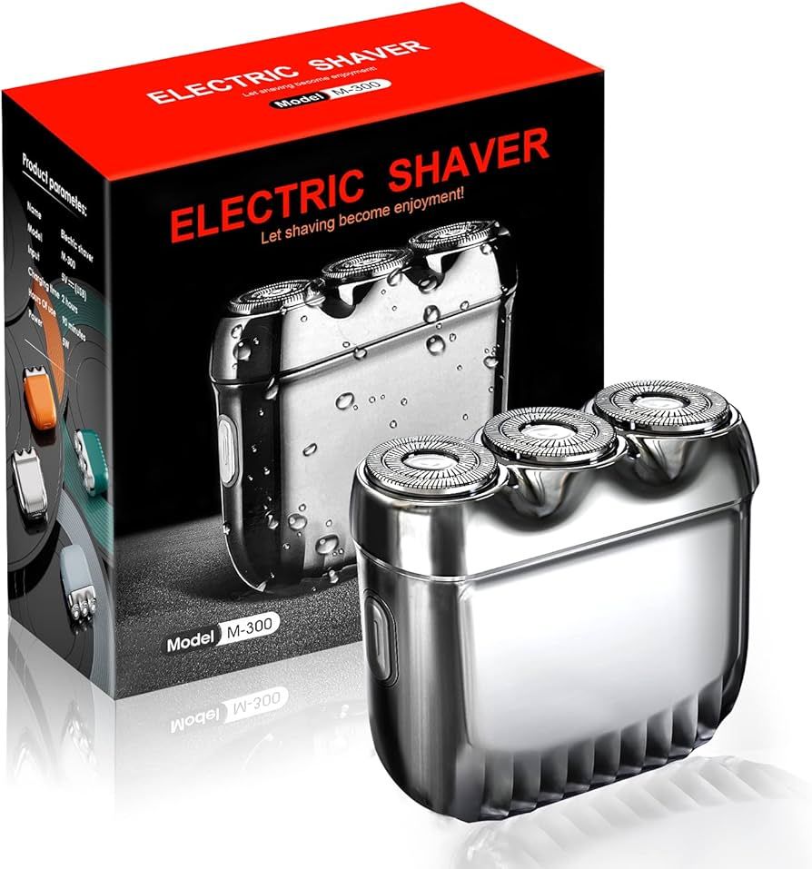 Mini Portable Travel Shaver for Men - Pocket Size Small USB Type C Electric Razor Wet & Dry, Face... | Amazon (US)