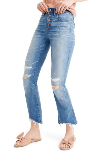 Women's Madewell Cali Demi Boot Jeans | Nordstrom