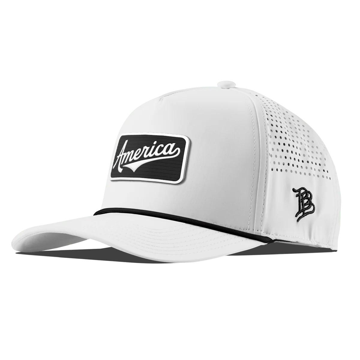 Vintage America Badge Curved 5 Panel Rope | Branded Bills | Branded Bills