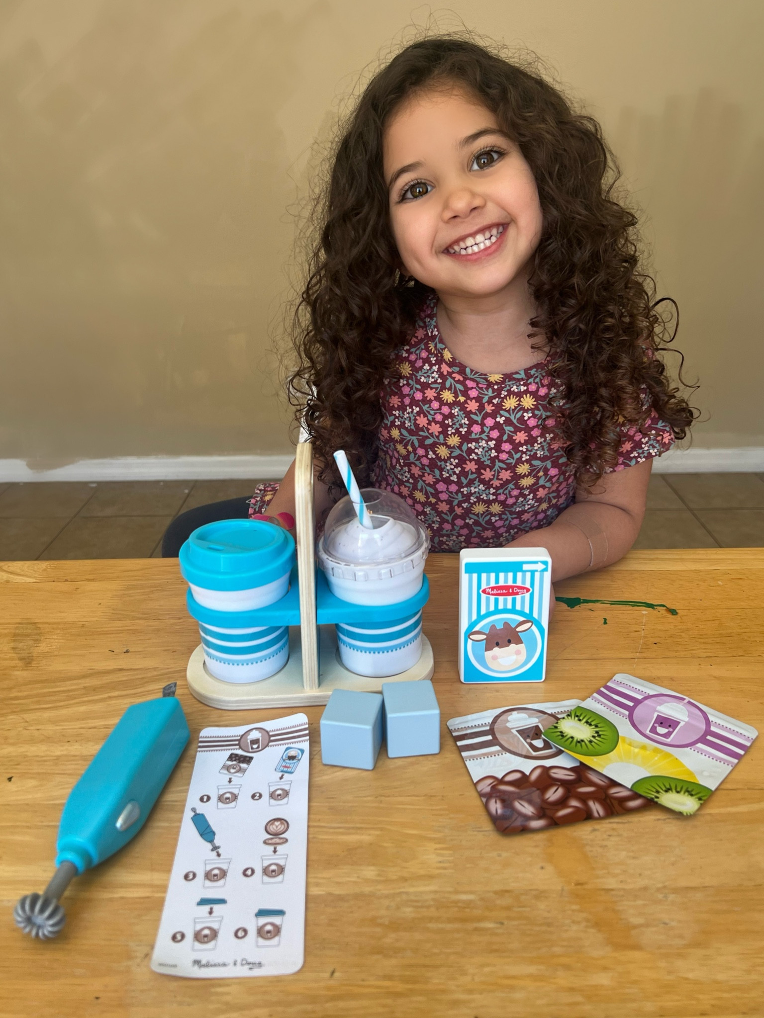 Ella loves to make smoothies - we love the hot/cold drink set from Melissa and Doug for a mess free option 

Mess free toys, kids toys, birthday present ideas, Melissa and Doug toys, holiday gift ideas 

#LTKkids #LTKfindsunder100 #LTKVideo