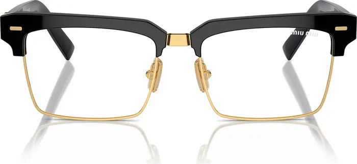 Miu Miu 54mm Square Blue Light Blocking Glasses | Nordstrom | Nordstrom