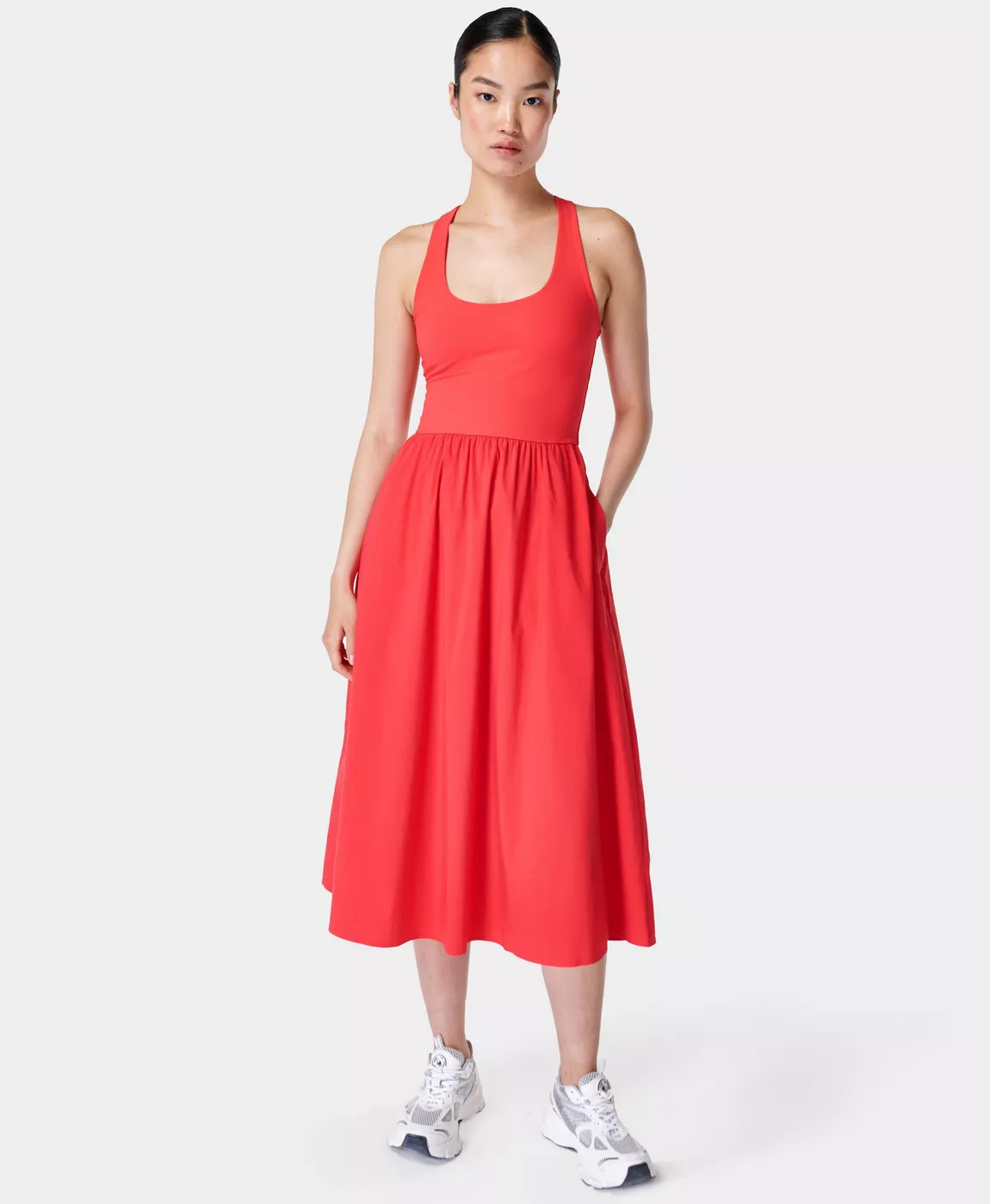 Explorer Ribbed Racer Dress | Sweaty Betty UK